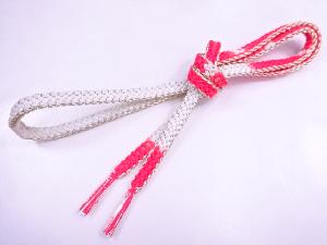 未使用品　リサイクル　和装小物　帯締め　振袖用　金糸　正絹　手組　平組